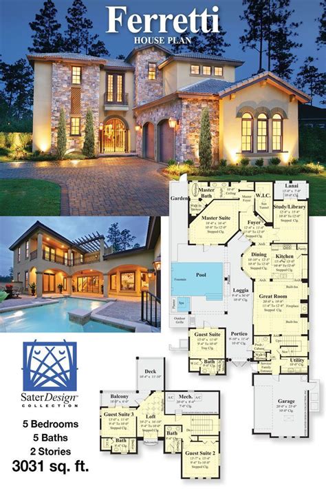sater design collection tuscan house plans house construction plan house plans mansion