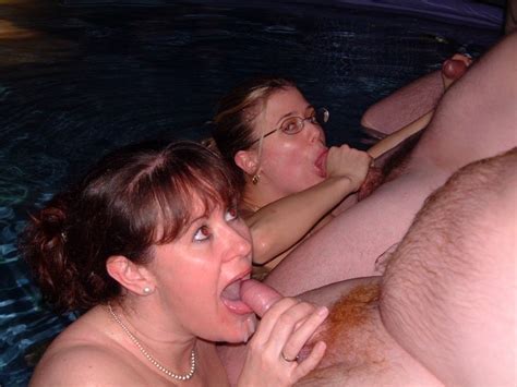 nice busty girls swallowing cum in the pool pichunter