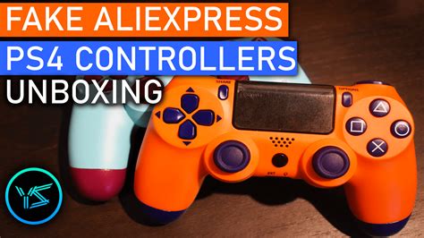 fake aliexpress ps controller unboxing   impressions ystech