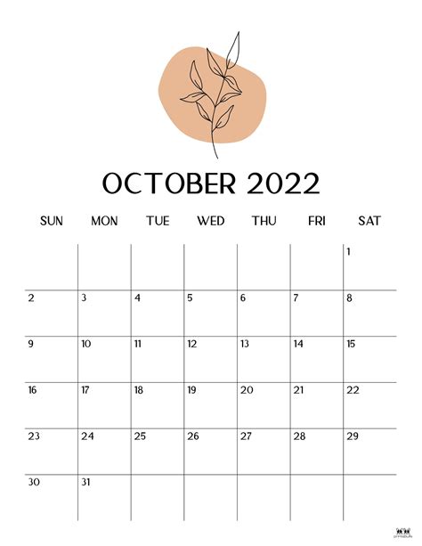 october  calendars   printables printabulls