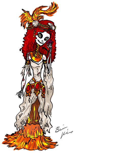 Calavera Voodoo Priestess By Snowy Dragoness On Deviantart