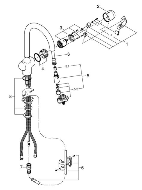 pics grohe ladylux kitchen faucet parts diagram  view alqu blog