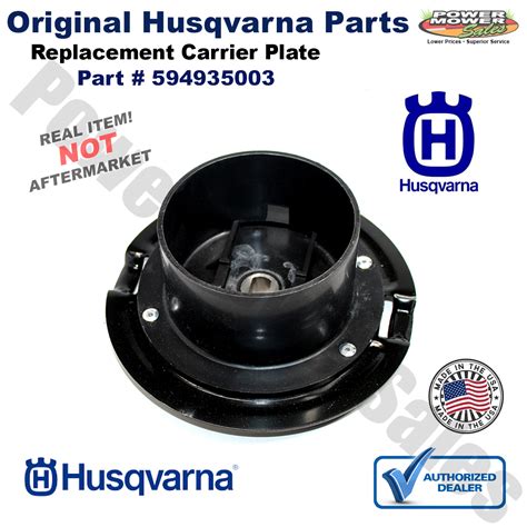 Husqvarna Carrier Plate For Trimmers And Others Hu625hwt