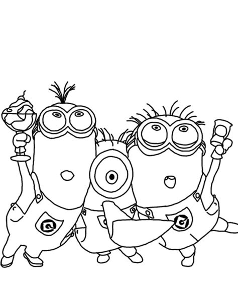 minions despicable  coloring pages minion coloring pages minions