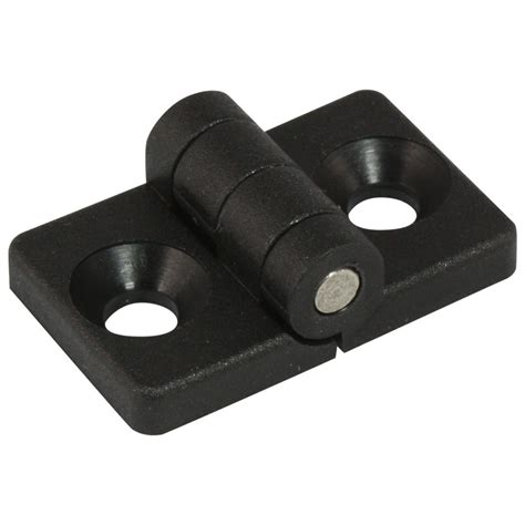 xmini plastic hinge type     mm slot  black  detachable