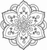 Coloring Mandala Pages Hindu Getcolorings Pag Color sketch template