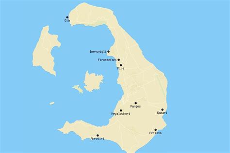 Where To Stay In Santorini Best Towns And Hotels Map Touropia