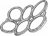 Six Pack Rings Clipart Clipground Clip sketch template