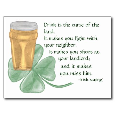 Irish Drinking Sayings And Quotes Quotesgram