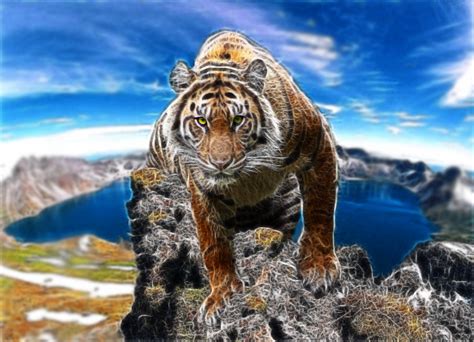 mountain tiger      deviantart