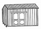 Drawing Storage Shed Sheds Getdrawings Drawings sketch template