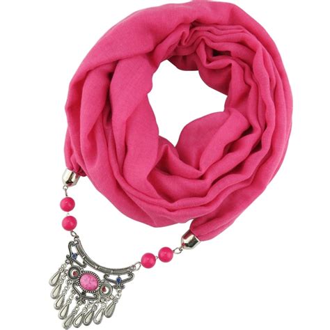 mantieqingway fashion alloy pendant scarves jewelry necklace scarf