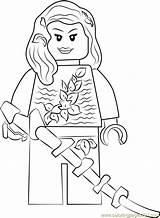 Poison Lego Ivy Coloring Pages Coloringpages101 sketch template