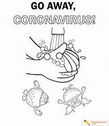 Coloring Coronavirus Pages Kids Sheet Worksheets Color Preschool Playinglearning Choose Board sketch template