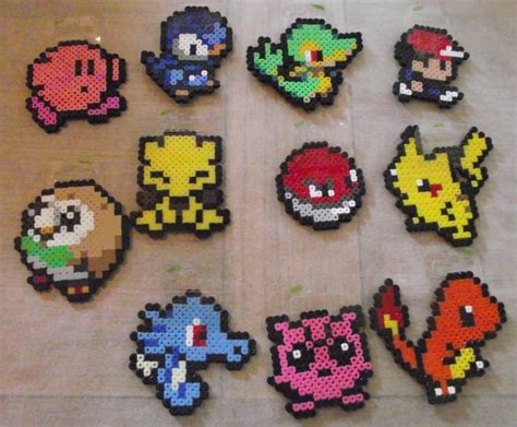 pokemon hama perler sprites pixel art  wind upladybug