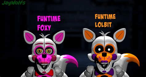 Funtime Foxy And Funtime Lolbit Blender By Jaywolfs On