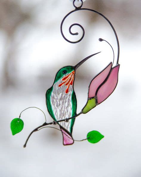 hummingbird stained glass patterns  patterns