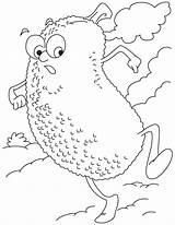 Jackfruit Coloring Pages Cartoon Bestcoloringpages Kids Sheets Colouring sketch template
