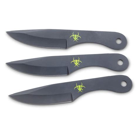 pc ruko throwing knife set  tactical knives  sportsmans