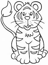 Tigre Ausmalbilder Colorir Tigers Ausmalbild Tigres Aubie Bebés Artesanía Libros sketch template