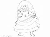 Pages Coloring Steven Universe Rose Kids Printable sketch template