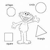 Coloring Shapes Pages 3d Octagon Shape Printable Square Sesame Street Sheets Preschool Colouring Getcolorings Kids Color Print Worksheets Sproutonline sketch template