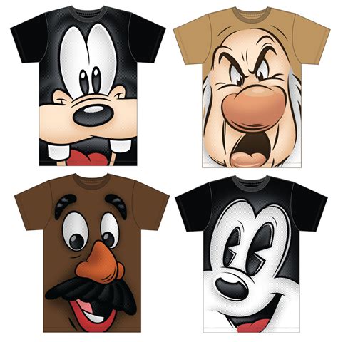 Get Up Close And Personal With New Character Shirts Coming