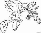 Sonic Shadow Coloring Pages Super Vs Hedgehog Metal Print Silver Sheets Printable Color Awesome Getcolorings Deviantart Template Getdrawings Drawing Coloriage sketch template