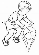 Basketball Coloring Pages Kids Printable Sports Sheets Color Playing Print Child Drawings Cartoon Clipart Drawing Lizzie Mcguire Para Cute Colouring sketch template