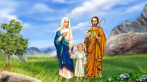 catholic pictures   holy family god hd wallpapers