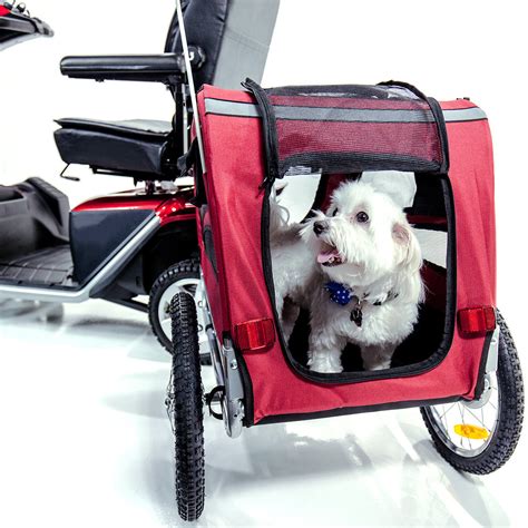 lovely bicycle pet trailer  high quality steel wheel china mobility scooter trailer