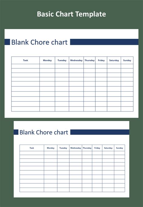 basic chart template