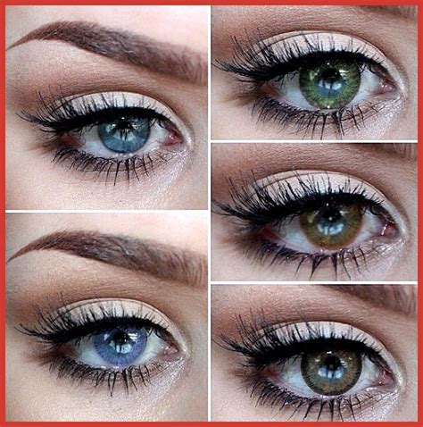 Amazingly Realistic Colored Contacts For Dark Or Brown