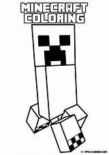 Coloring Pages Enderman Minecraft Color Creeper Printable Getcolorings Print sketch template