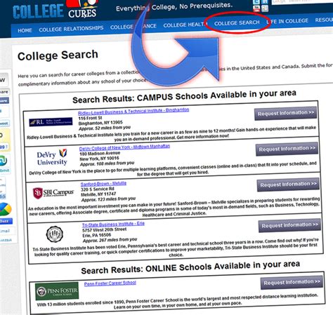 finding  great college  college search helps find colleges