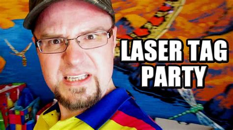 laser tag party vlog youtube
