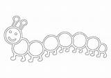 Caterpillar Coloring Pages Print Color Kids sketch template
