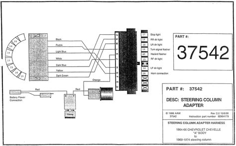 gm column turn signal wiring diagram