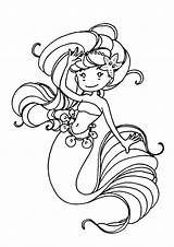 Sirene Coloriage Colorier Imprimer Facile Princesse Coloriages Sirène Siren Sirenes Sirens Petite Cheveux Magnifique Justcolor Depu Concernant Luby Cadeaux sketch template