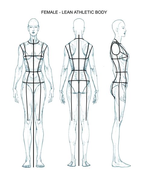 image result  female athletic body croqui fashion illustration