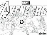 Avengers Coloring Pages Printable Print Infinity War Movie Size sketch template