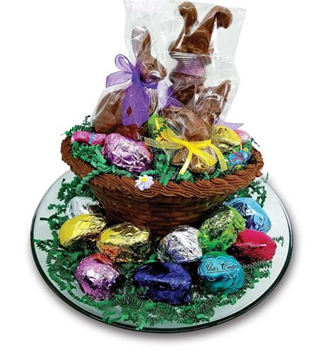 Chocolate Easter Basket Easter Pollak S Candies Pittsburgh Pa