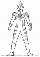 Ultraman Gambar Coloring Mewarnai Mewarna Ginga Kartun Step Segera Boleh Contoh Dengan Drawingtutorials101 Terhebat Dapati Pelbagai Bermacam Menarik Cetakkan Turun sketch template