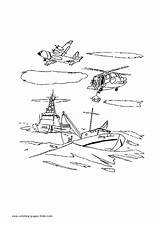 Coloring Pages Airplane Transportation Color Rescue Printable Airplanes Sheets Kids Helicopter Boat Found sketch template