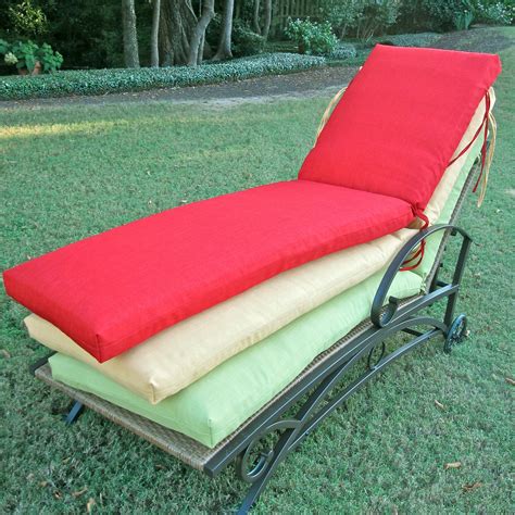 blazing needles outdoor patio replacement chaise lounge cushion   mccoury spice walmartcom