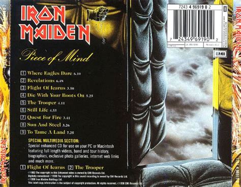 Piece Of Mind Iron Maiden Songs Reviews Credits