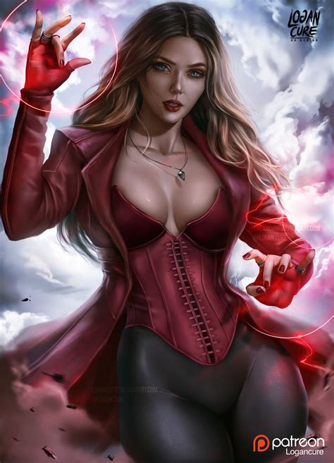 Scarlet Witch Elizabeth Olsen Logan Cure On Artstation