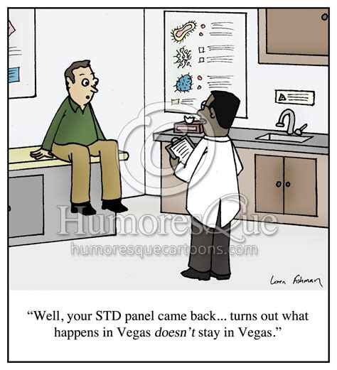 cartoon well your std panel came back turns out what happens in