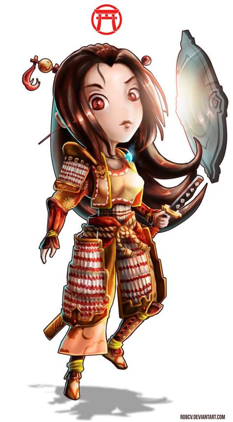 Amaterasu Female Samurai Amaterasu Smite