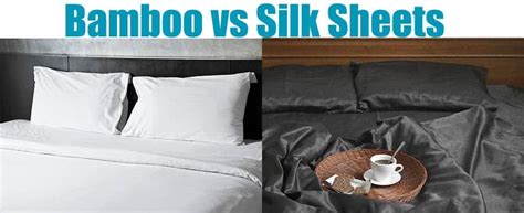 bamboo  silk sheets differences pros  cons designing idea